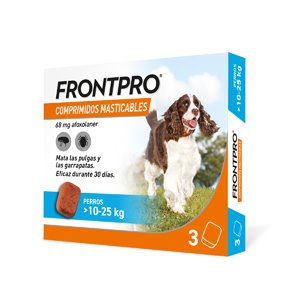 FRONTPRO 10 - 25 Kg. 3 comprimidos